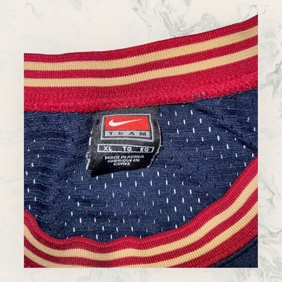 Nike LeBron James Jersey Cleveland Cavaliers Vintage Rewind Stitched Size XL - Picture 3 of 6